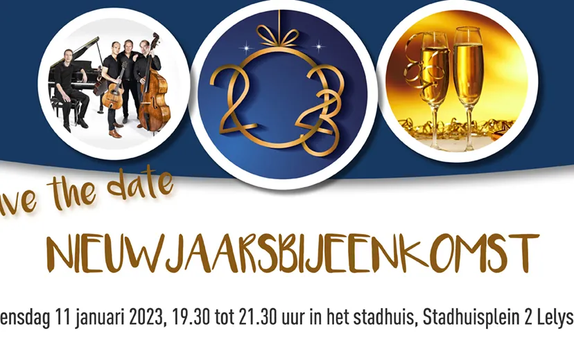 nieuwjaarsbijeenkomst stadhuis lelystad