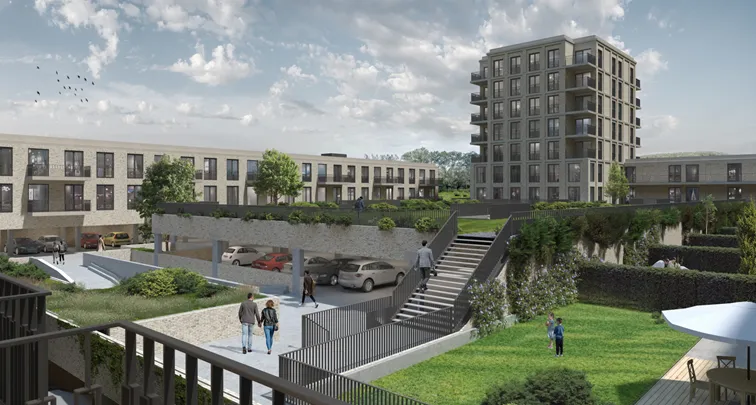 ontwerp woonfront maerlant