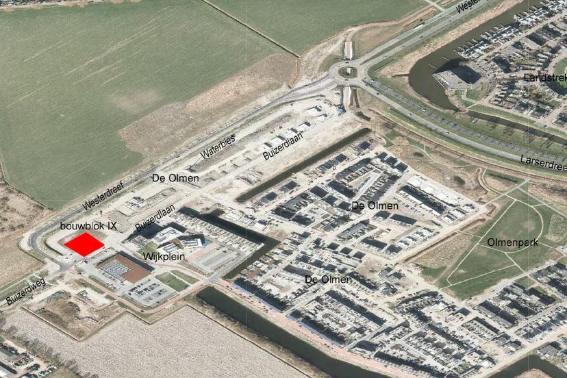 openbare inschrijving realisatie appartementengebouw met voorzieningenplint