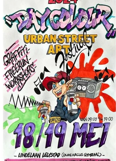 opening graffiti vrijplaats day colour festival