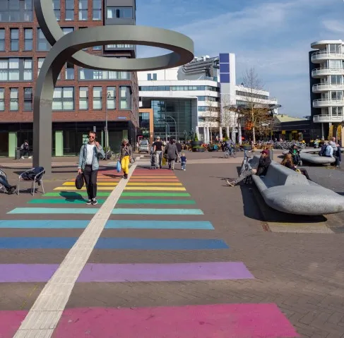 oversteek stationsplein gem lelystad