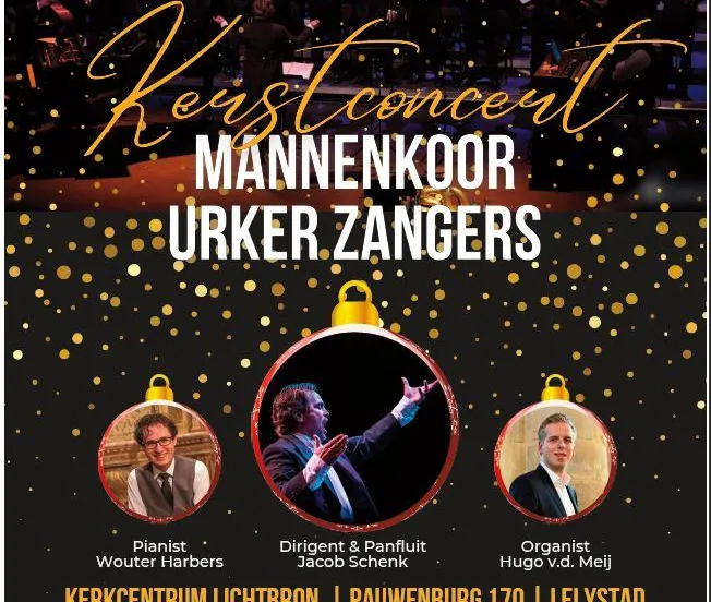 poster mannenkoor urker zangers