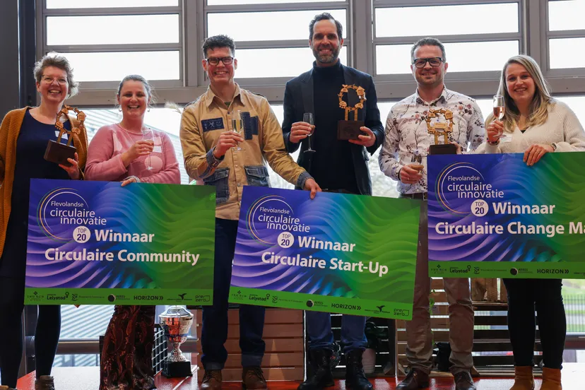 prijswinnaars circulaire innovatie top 20 prov flevoland