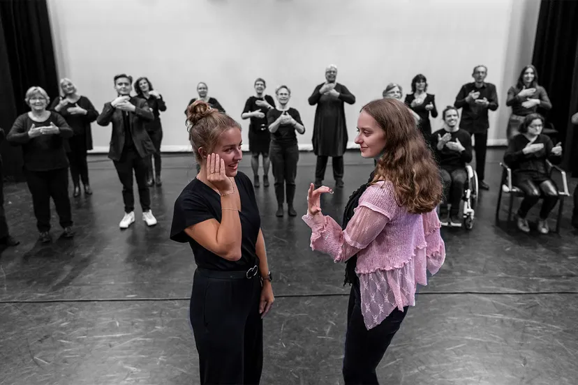 rap en roer gebarenkoor