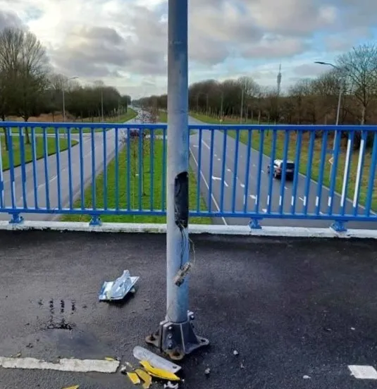 schade straatverlichting