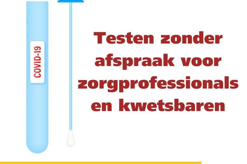 testen zonder afspraak
