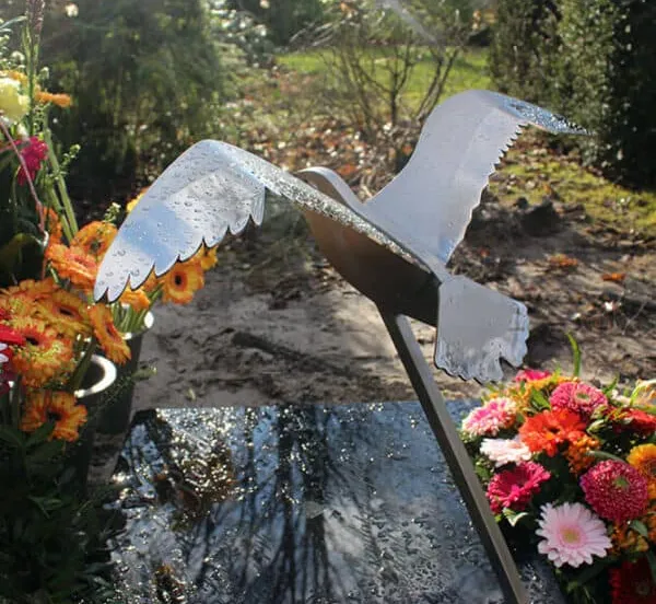 urnmonument rvs albatros