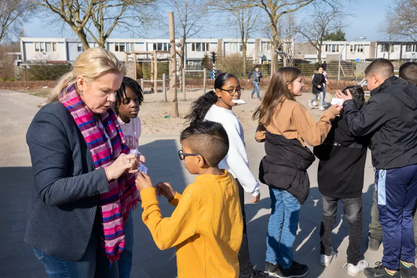 vernieuwd schoolplein de lepelaar