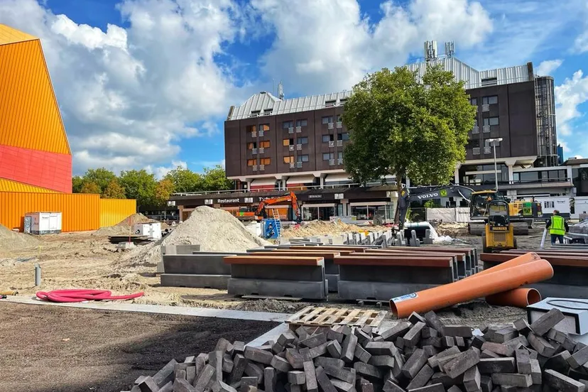 werkzaamheden opknapbeurt agorahof