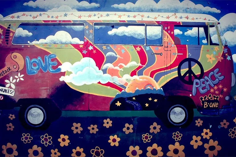 hippie vw bus pixabay