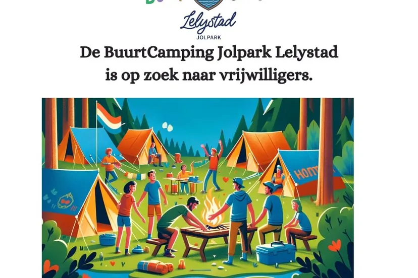 vrijwilligers gezocht buurtcamping jolpark lelystad jolpark lelystad fb