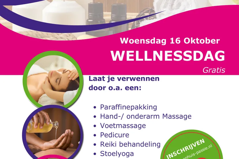 wellnesdag flyer 2024 inloophuis passie