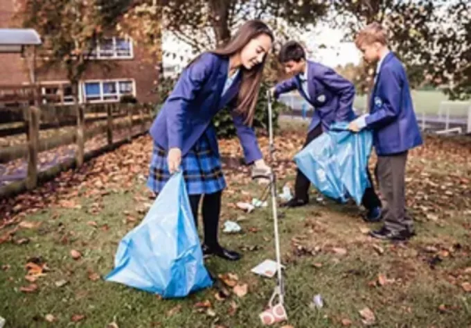 zwerfafval oprapen netwerk duurzaamheid dronten