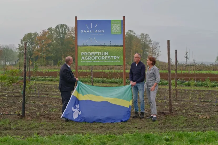 agroforestry onthulling bord prov flevoland