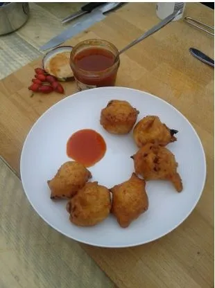 oliebollen met stukjes rozenbottel landschapsbeheer flevoland
