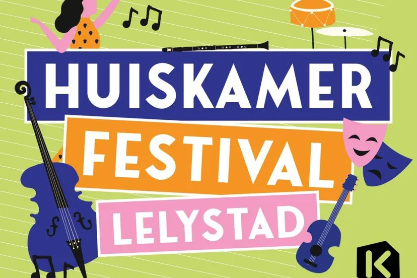 logo huiskamerfestival lelystad de kubus lelystad
