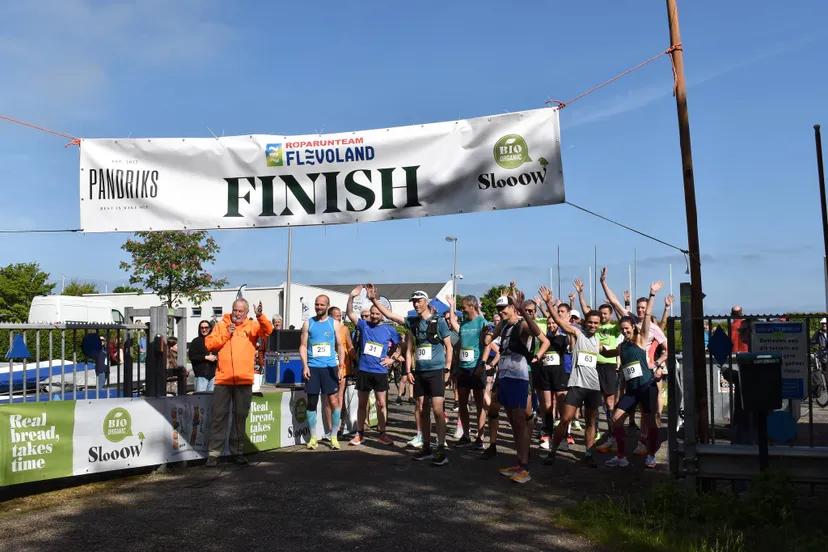 slooow natuurloop roparunteam flevoland