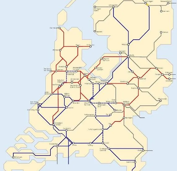 kaart staking dinsdag 17 06 2025 ns