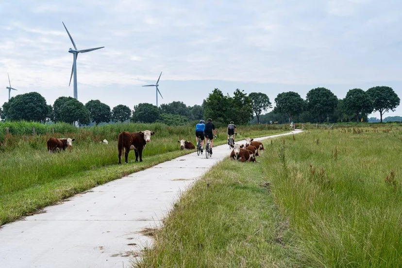 uitdagingen op de grote trap fietssport omloop flevoland