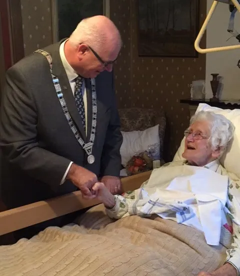 108 jarige mevr steijvers