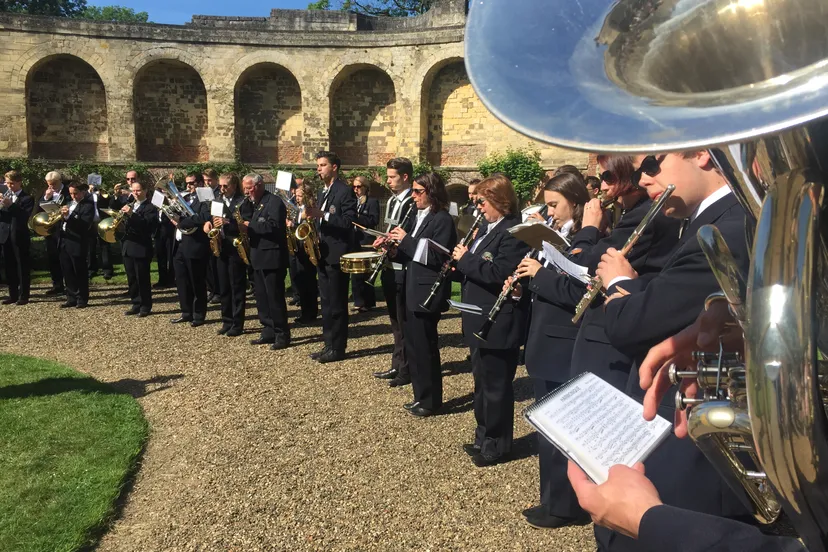 harmonie de drie horens kasteel horn