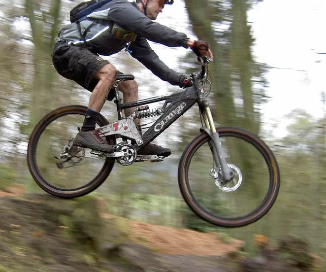 mountain bike jump