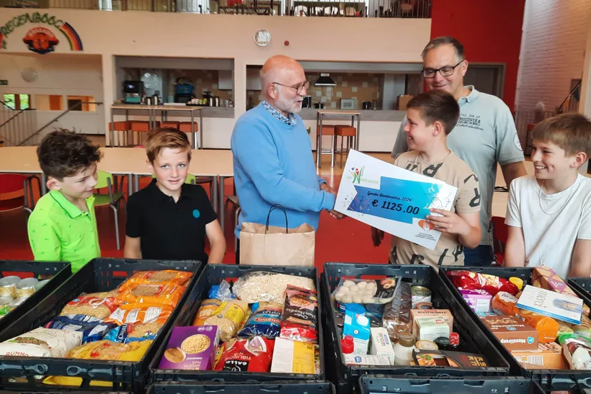 overhandiging cheque