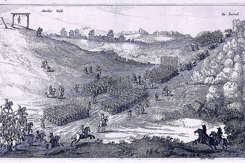 schutterij van leiden in slagorde op de mookerheide 1622 68ab29