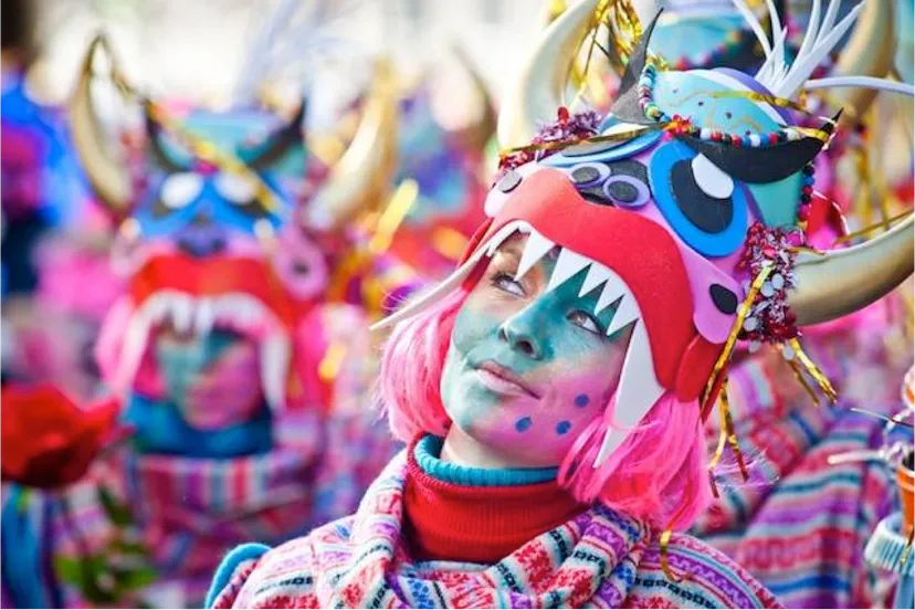 vrouw carnaval