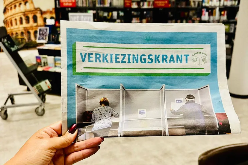 Foto verkiezingen Bibliocenter