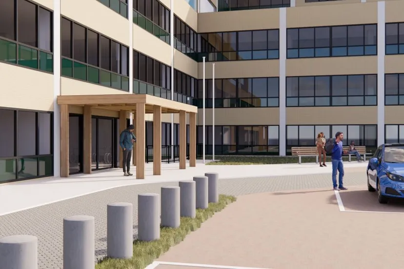 afbeelding tijdelijke entreegortemaker algra feenstra architects