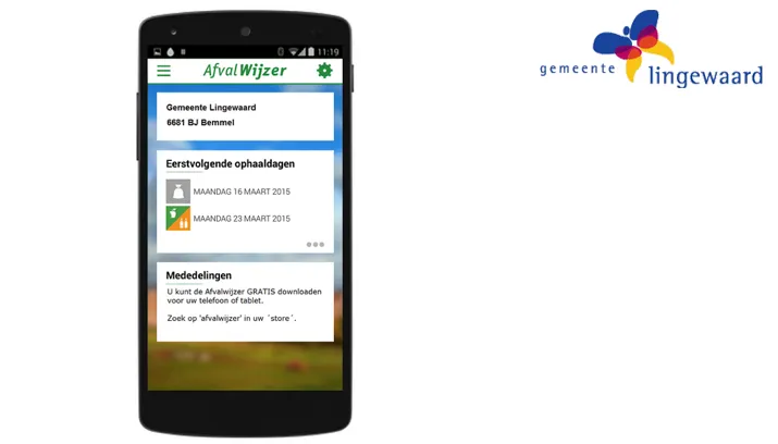 afvalwijzer app lingewaard