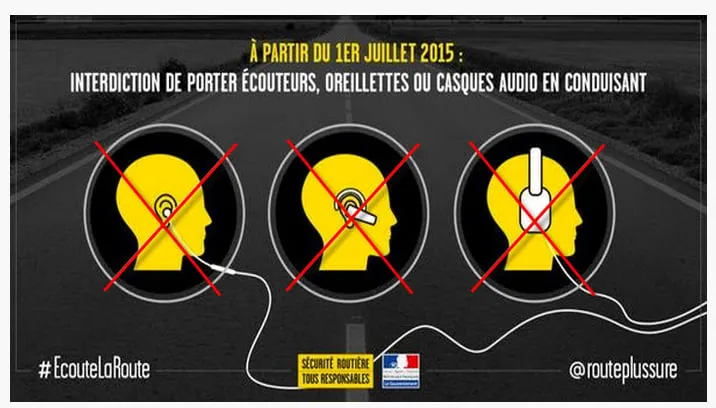 headset frankrijk verboden