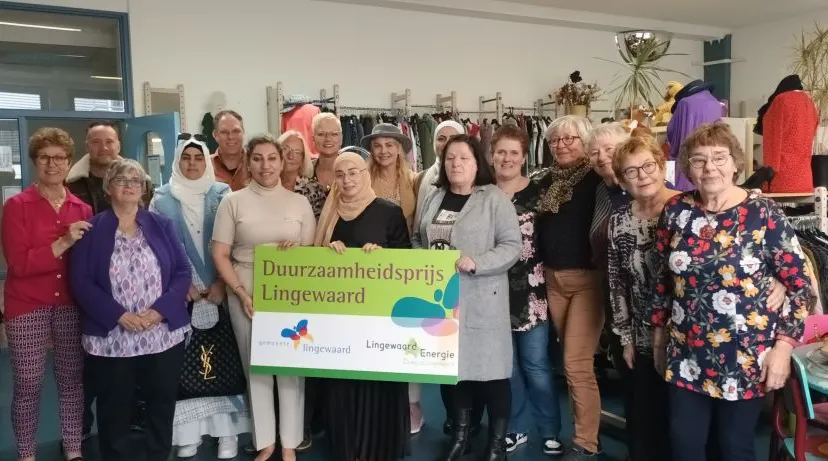 kledingruikwinkel duurzaamheidsprijs felicitatie