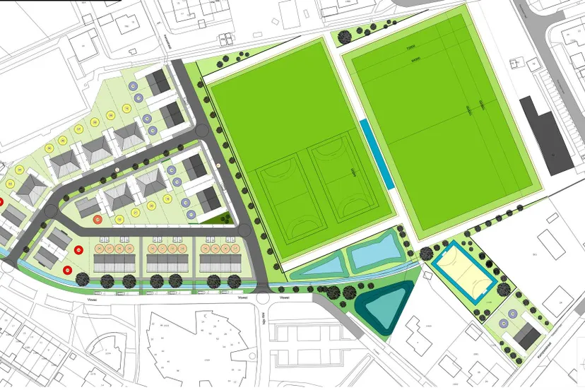 nieuwbouw angeren de poel situatiekaart