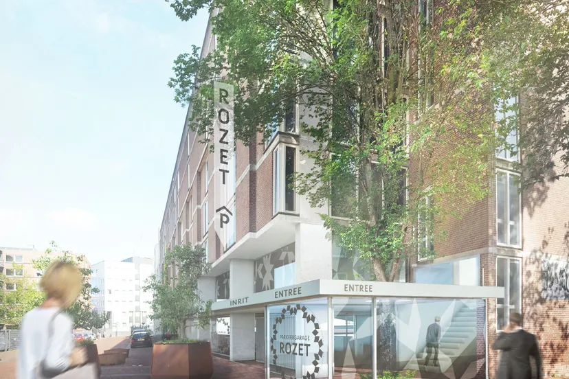 parkeergarage rozet nieuwe entree