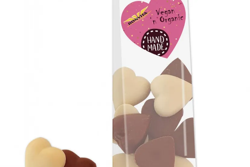 recallekoplazabonvita vegan chocolade hartjes wit bruin
