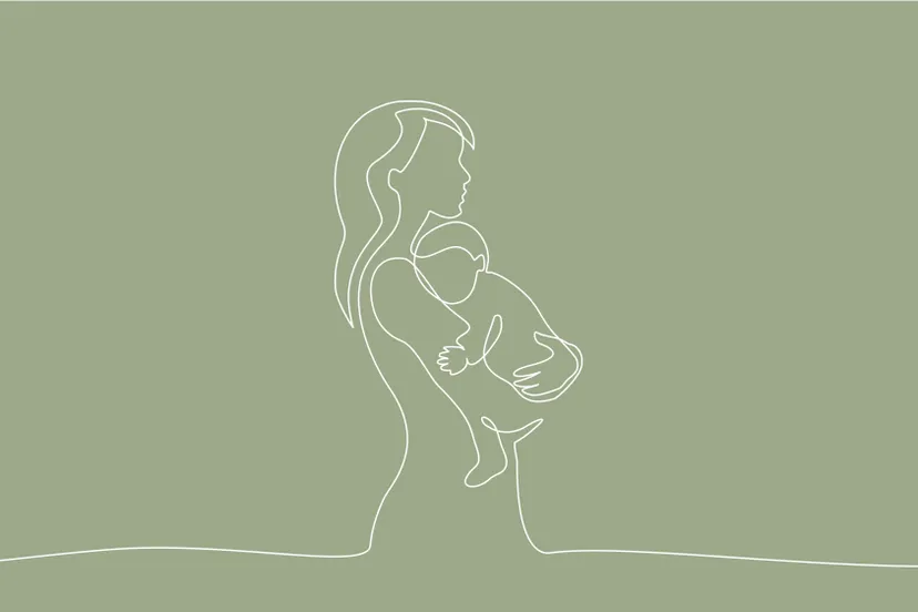 rijnstatebemark 200033 rijnstate arnhem branding cvk lijntekening moeder met kind highres