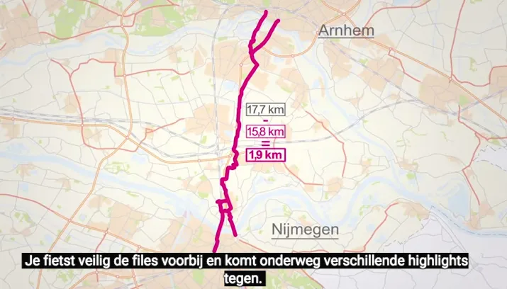 rijnwaalpad route