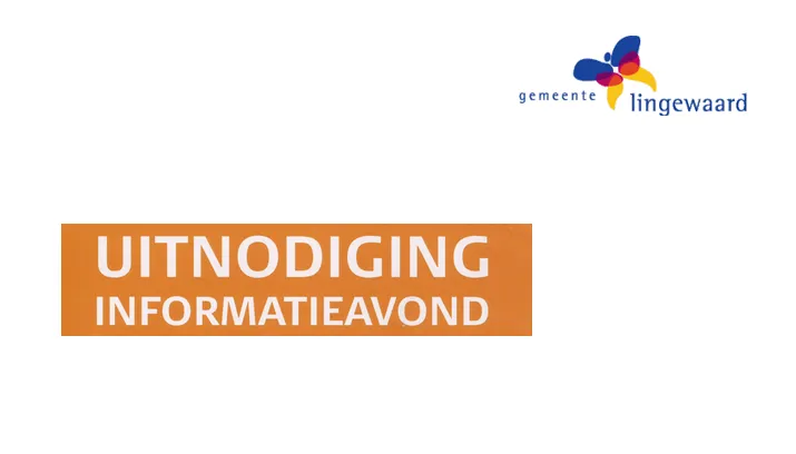 uitnodiging informatieavond gemeente