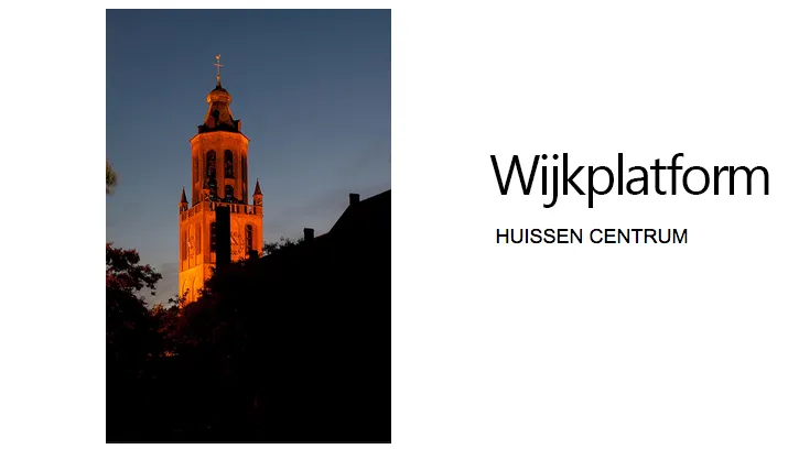 wijkplatform huissen centrum