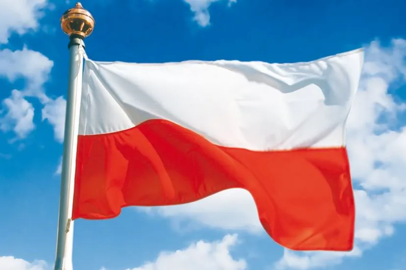 poolse vlag flagajpg jpeg afbeelding 875 650 pixels