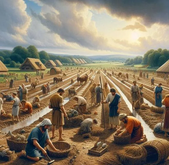 awn voedselproductie in de romeinse tijd