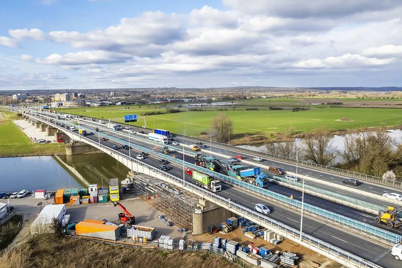 ijsselbruggen drone 4 maart 2024 paul poels fotografie