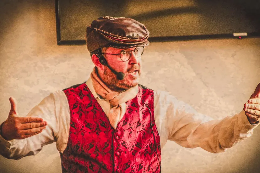 peter de borst van gaafwoord speelt de voorstelling de mentie