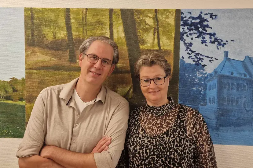 v.l.n.r. huisarts Brian Kerssemeijer en Nicole van Swelm.Joris