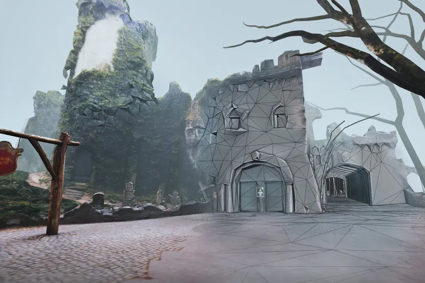 3d scan buitenkant spookslot efteling