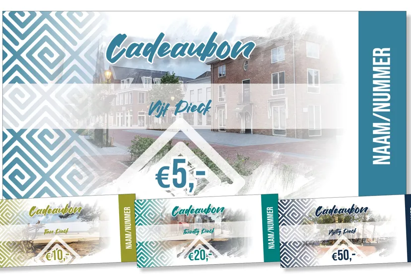 cadeaubon zonder naam