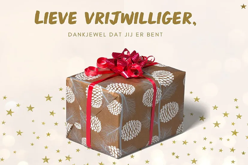 dag van de vrijwilliger cadeau