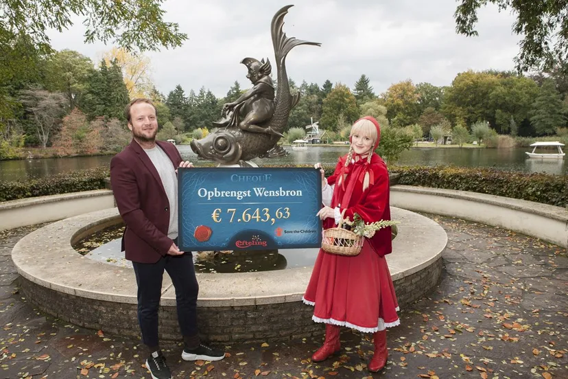 donatie efteling save the children martijn majoewsky en roodkapje